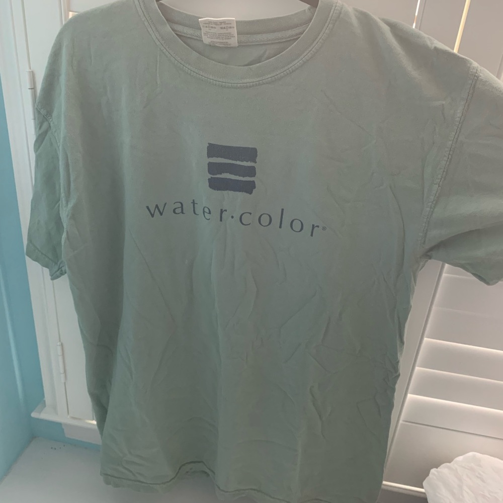 Short-Sleeve Green Watercolor Florida T-Shirt